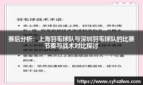 赛后分析：上海羽毛球队与深圳羽毛球队的比赛节奏与战术对比探讨